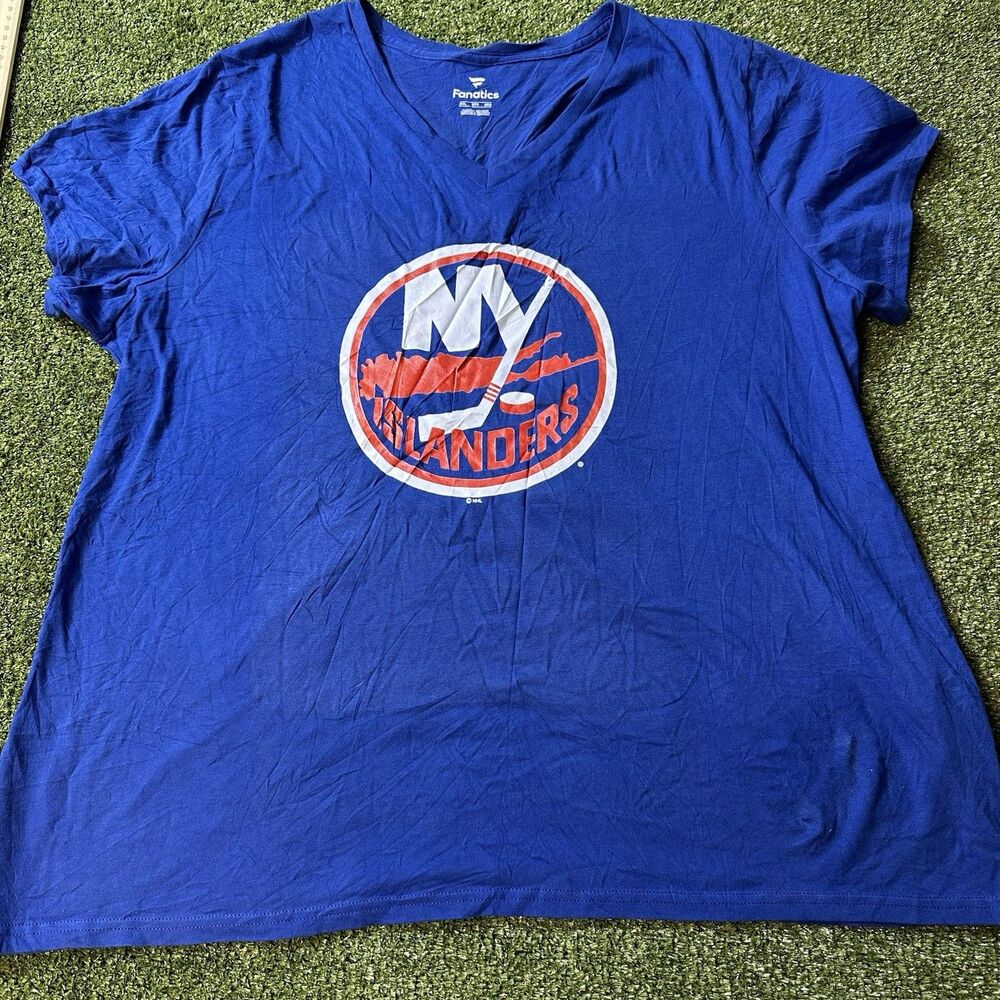 New York Islanders - Womenās - Tee Shirt - Fanatics - 2XL - Blue NWOT